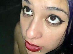 Puerto Rican Latina Sucks Big White Cock In Public And Gets Caught!