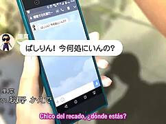 Rina explores the hole in this detailed 3D anime hentai scene