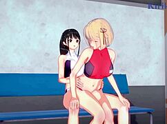 Chisato Nishikigi And Takina Inoue Intense Futanari Sex - Lycoris Recoil Hentai