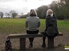 Mature Lacey Starr as lesbian cheating wife in Oldnanny