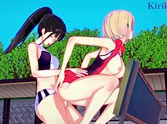 Chisato Nishikigi And Takina Inoue Intense Futanari Sex - Lycoris Recoil Hentai