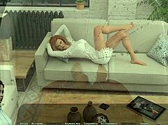 Blonde babe rides monster cock in 3D cartoon hardcore scene