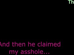 biker claims my rear as his in cartoon