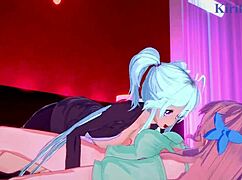 Cagliostro, chris yukine, maria cadenzavna eve in intense futanari sex