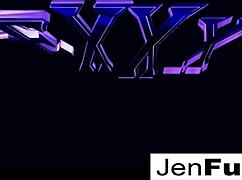 watch jen hexxx and makayla cox share that big cock? they take a giant load together!