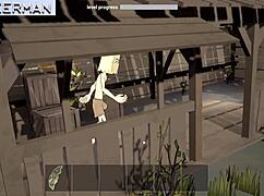 Intense gameplay in fuckerman