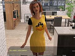 Blonde babe rides monster cock in 3D cartoon hardcore scene