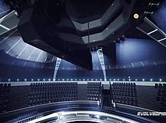 Will Tile Dominates Lora Cross on Wrestling Mat, Rimming Her Before Pounding Petite Pussy with BBC