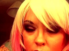 chubby brit domme tina snua enjoys a superking cigarette while chatting