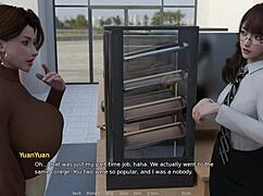 uhh, gettin a handjob behind counter... soo good, ya know?