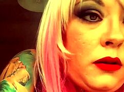 chubby brit domme tina snua enjoys a superking cigarette while chatting