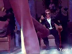 Beyoncé's Deja Vu turns steamy in this wild 3D hentai sex version.