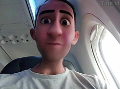 Step Gay Dad Gets Naughty on Flight 😈