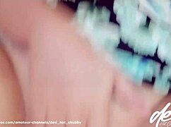 Indian wife fingers her pussy till orgasm in homemade anal scene.