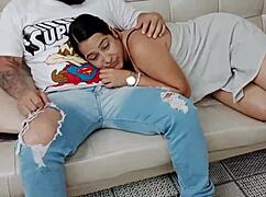 Massage To Stepmother Goes Too Far, Fucks Mouth, Cums Inside