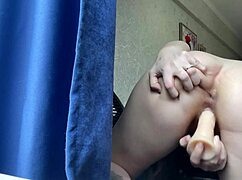 big and fat ass dildo fucking my asshole