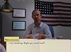 In bound to college 01, i meet my new gay roommate in a cute outfit with a big cock.