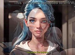 18yo nurse suki gets assfucked and covered in cum in ai visual novel 😈