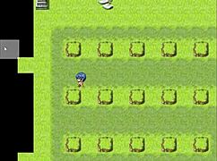 Tanned Natsuki in hentai game ep 5. Strangers can’t resist her plump body.