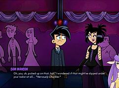 Goth cheerleader in Amity Park redux gives Danny a handjob