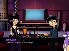 Goth cheerleader in Amity Park redux gives Danny a handjob