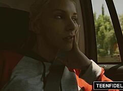 Teenfidelity's Tiny 18+ Hime Marie Takes Deep Creampie After Rough Play