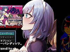 Crossdressing maid machine trial in anime hentai game