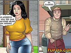 The horny father-in-law becomes an unwanted guest in the erotic gay encounter.