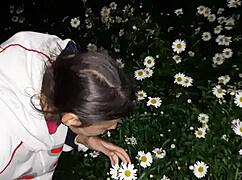 Intense Orgasm With Housekeeper In Garden