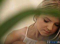 Hottie delivers intense bbc footjob action