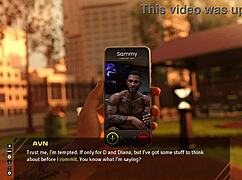 Move The Chains 05 - Stunning Long Haired Brunette Wants To Talk About The Old Days Taboo Hentai 3d Game