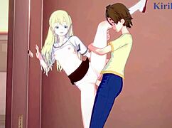 Kasumi, Olivia, Chisato in wild futanari hentai sex