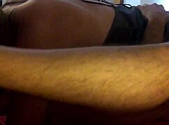 French Amateur in Satin Nightie Fucks in Stockings