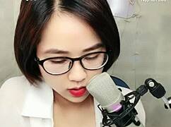 Beautiful Korean Girl Livestreams Seductively