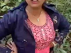 Mangal in jungle bangs stepsis till pussy turns red, clear audio