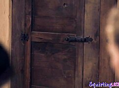 Fingered beauty squirts hard after a calming meditation session