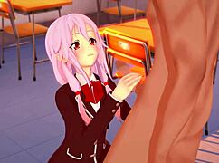 Teen Inori Yuzuriha Gets Creampied In Guilty Crown Hentai.