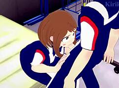 Ochako And Izuku Intense Sex!