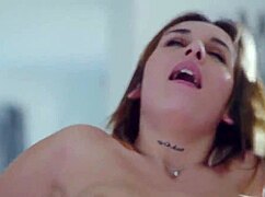 Cheating bride with perfect tits fucks her old friend hard and takes a creampie