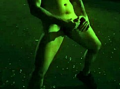 Exhibitionist Handsome Bearded Gay Shows Feet Outdoors