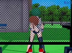 Ochako and Izuku in intense creampie sex scene?