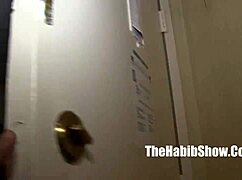 Petite sexy Portia takes monster cock from legend Ron Jeremy and Macana Man in hood.