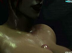 harley quinn in 3d hentai animation