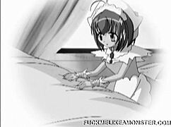 Sexy anime maid getting pussy fucked 😍