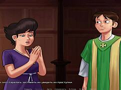 Mature Woman Helps Husband in Summertime Saga