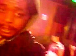 naked ebony stripping at club onyx night out