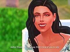 courtside action in 3d anime parody preview