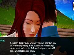 big tits teen in homemade game scene