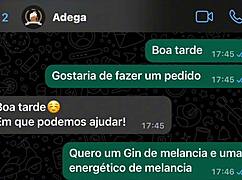 biker delivery guy gets wild gagging blowjob payment 😈