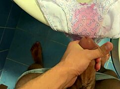 Amateur couple shares intense cumshot moments with mouthfuls and anal creampie action.